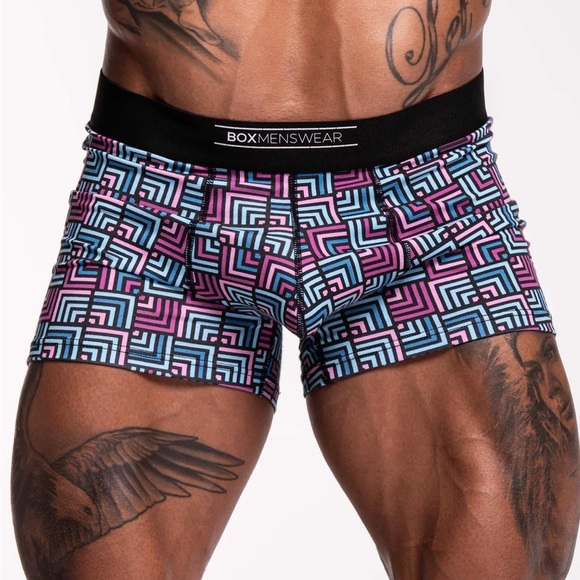 BoxMenswear NWT Feature Fit Medium Techno Boy Boxer Briefs - Picture 4 of 8